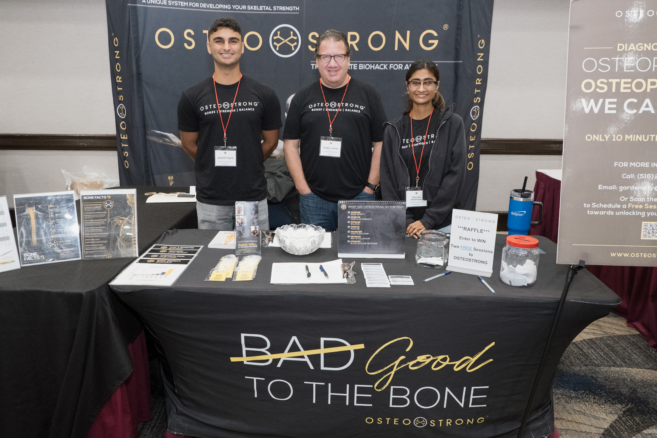 3 representatives from OsteoStrong
