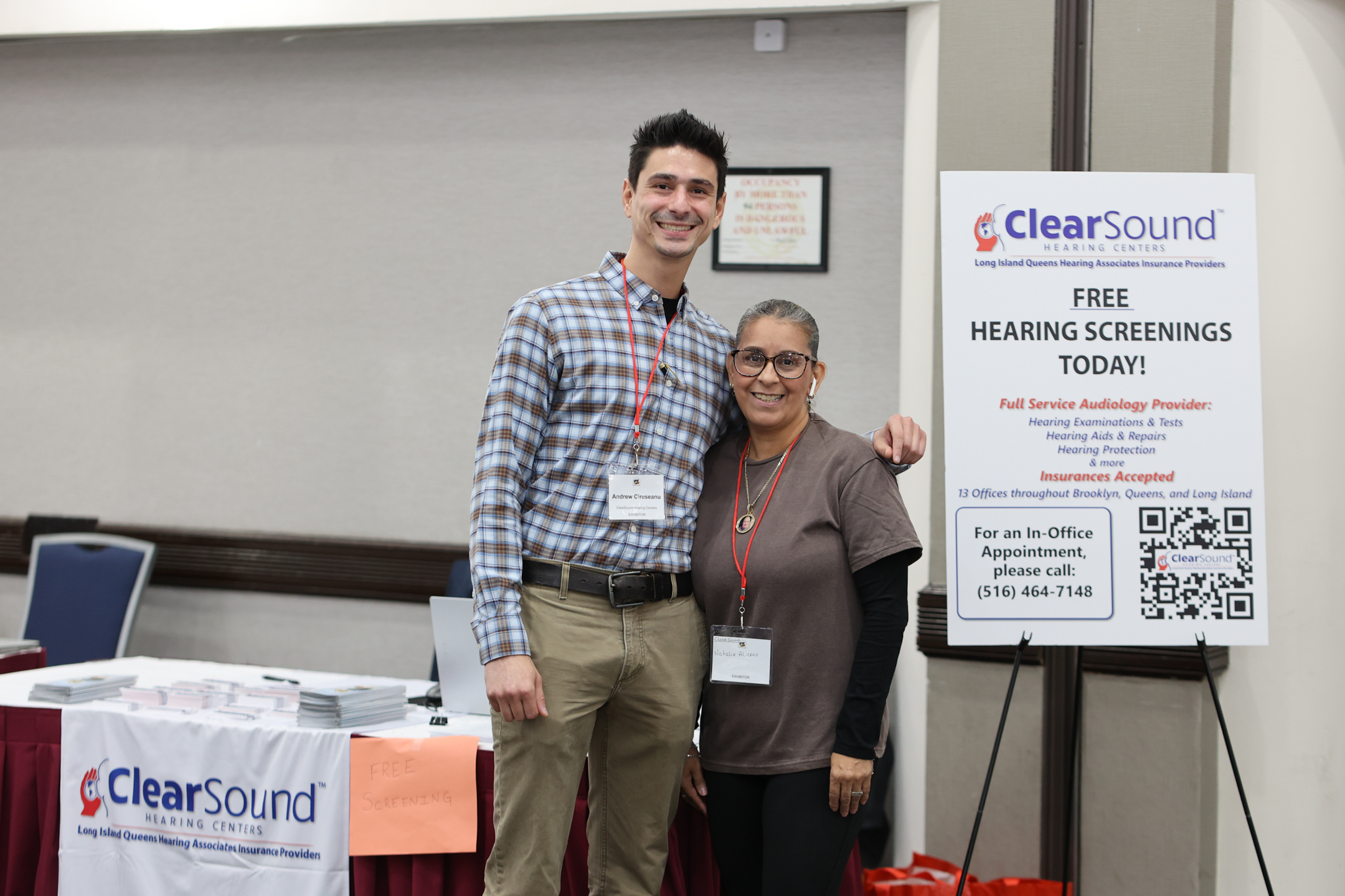 2 representatives from ClearSound Audiology